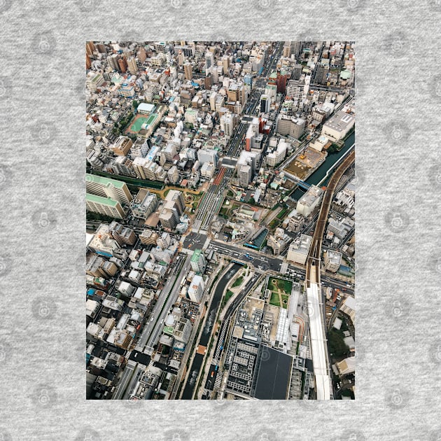 Japan - Streets of Tokyo From Above by visualspectrum